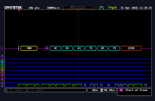 CAN Bus Trigger and Decode