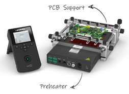 PHSEK Preheater Set for PCBs up to 13 x 13 cm / 5 x 5